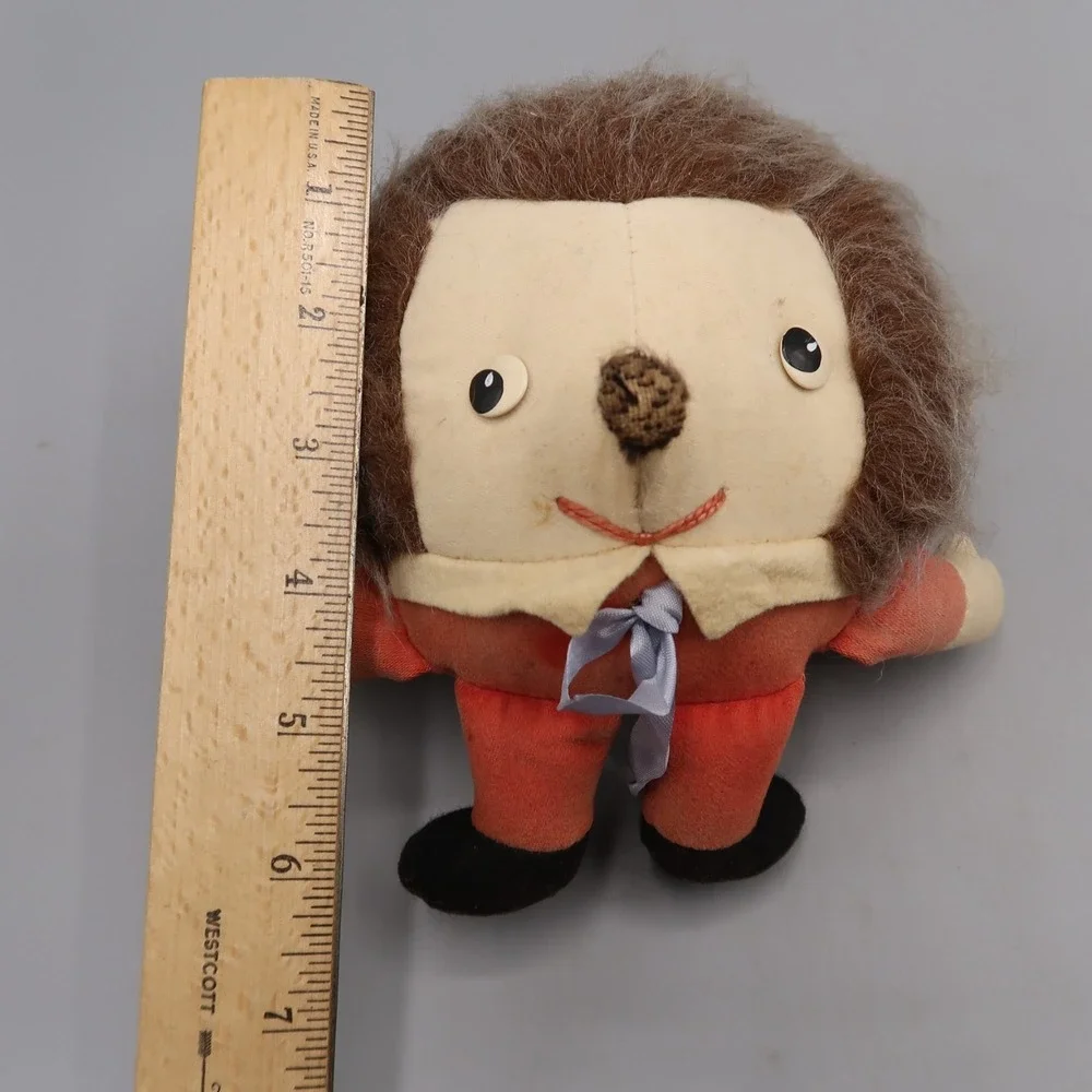 Plush Hedgehog Hedgehog Peck & Peck England Vintage Toy 6 inch tall Antique